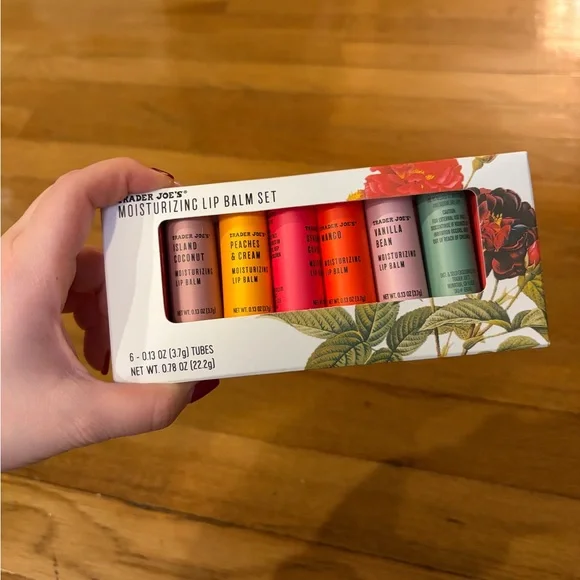 NWT Trader Joe's Moisturizing Lip Balm Set - Picture 1 of 4